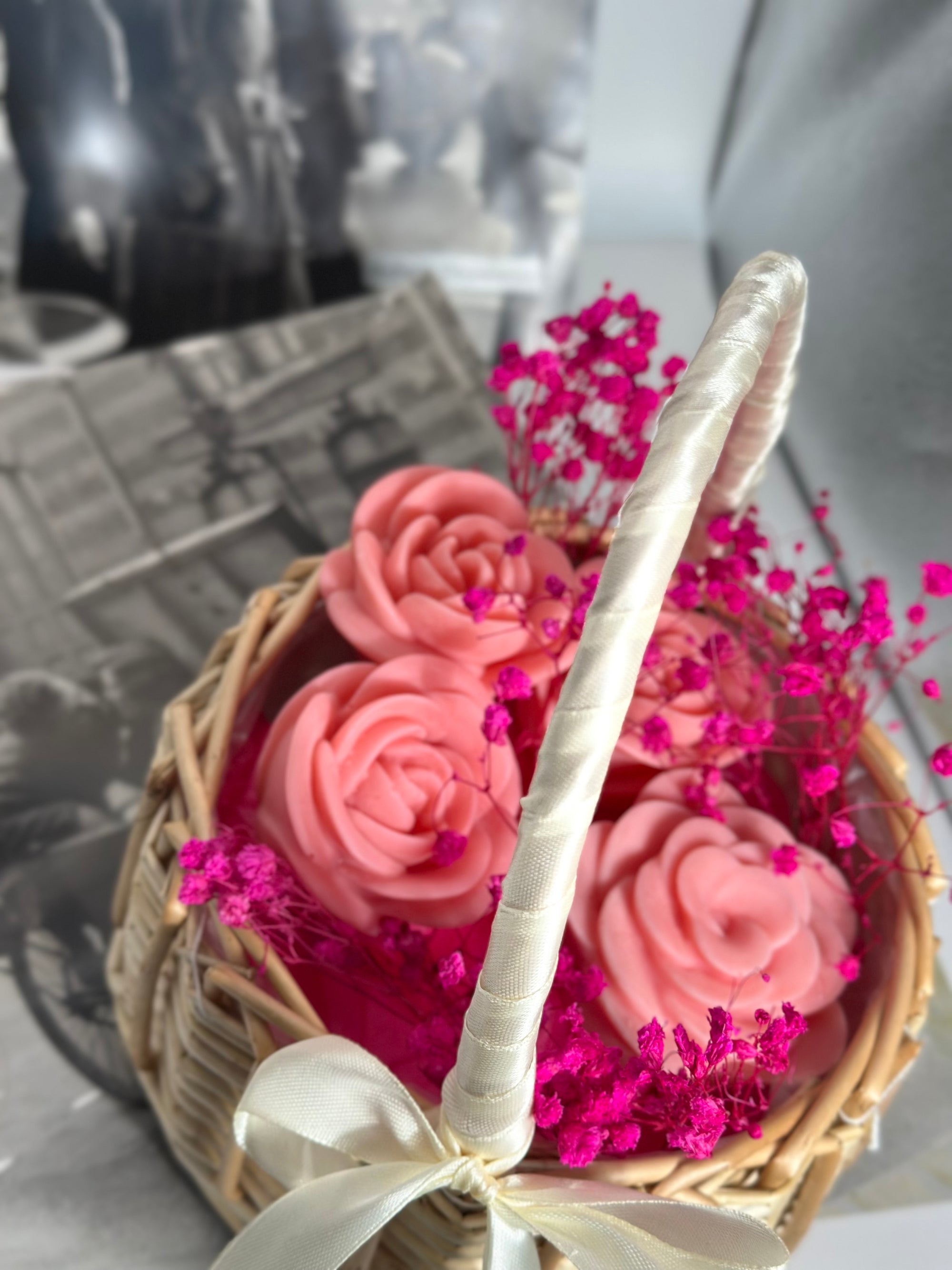 Panier Rose Éternelle