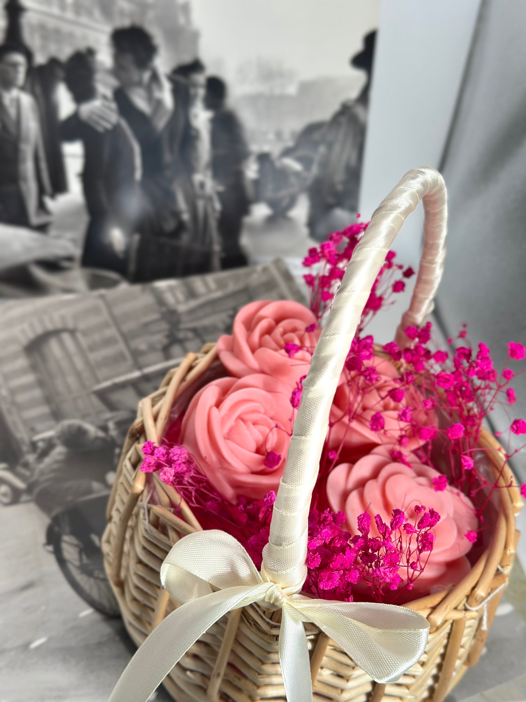 Panier Rose Éternelle