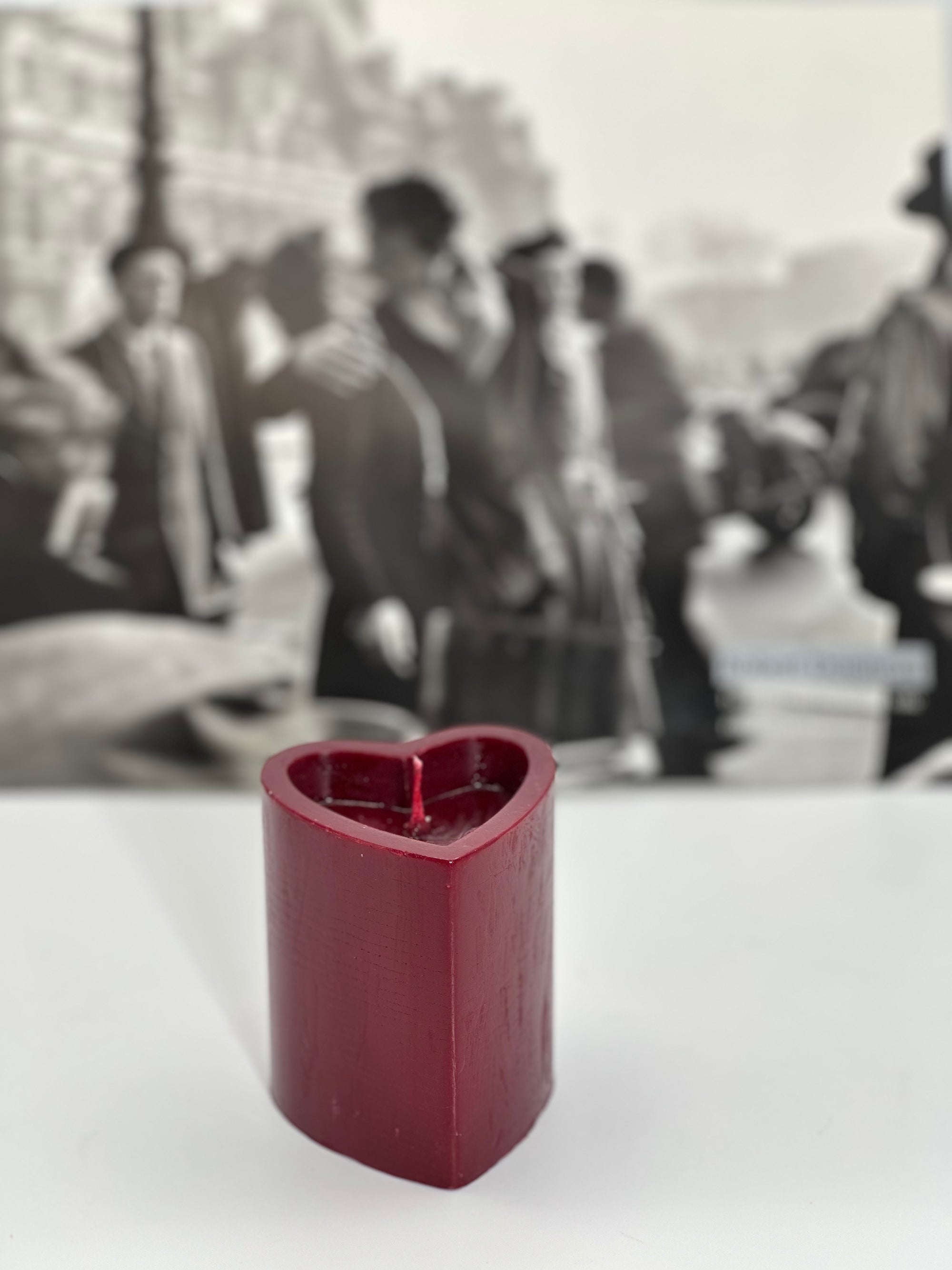 Bougie Rouge d’Amour