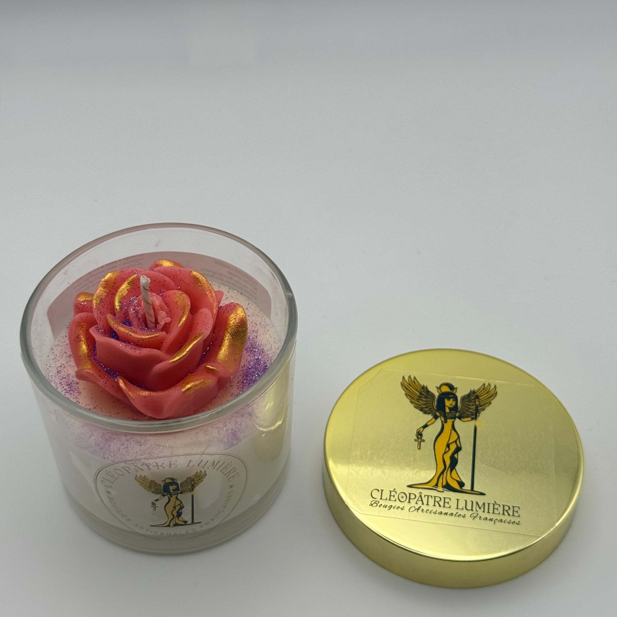 Bougie Pétales Roses