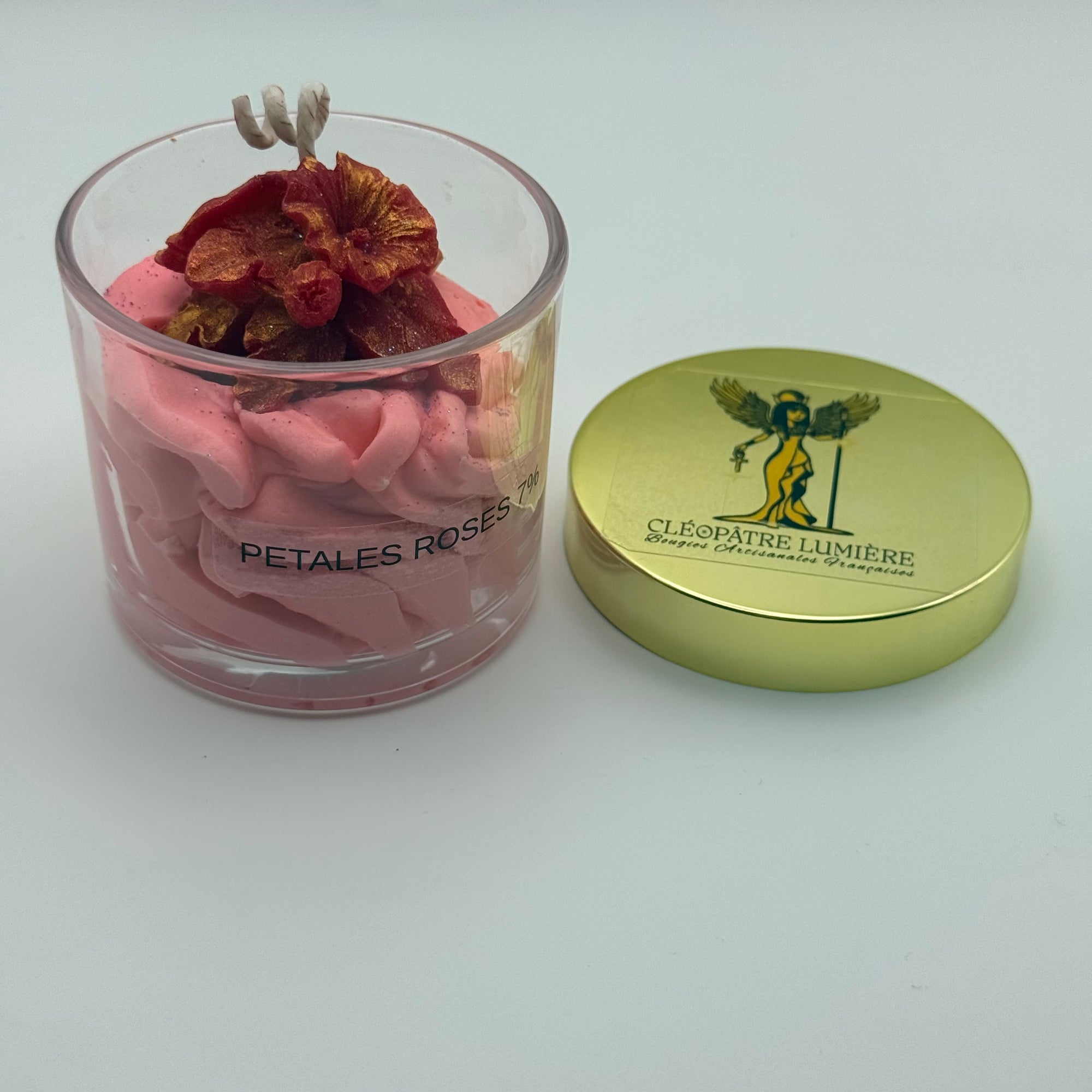Bougie Pétales Roses