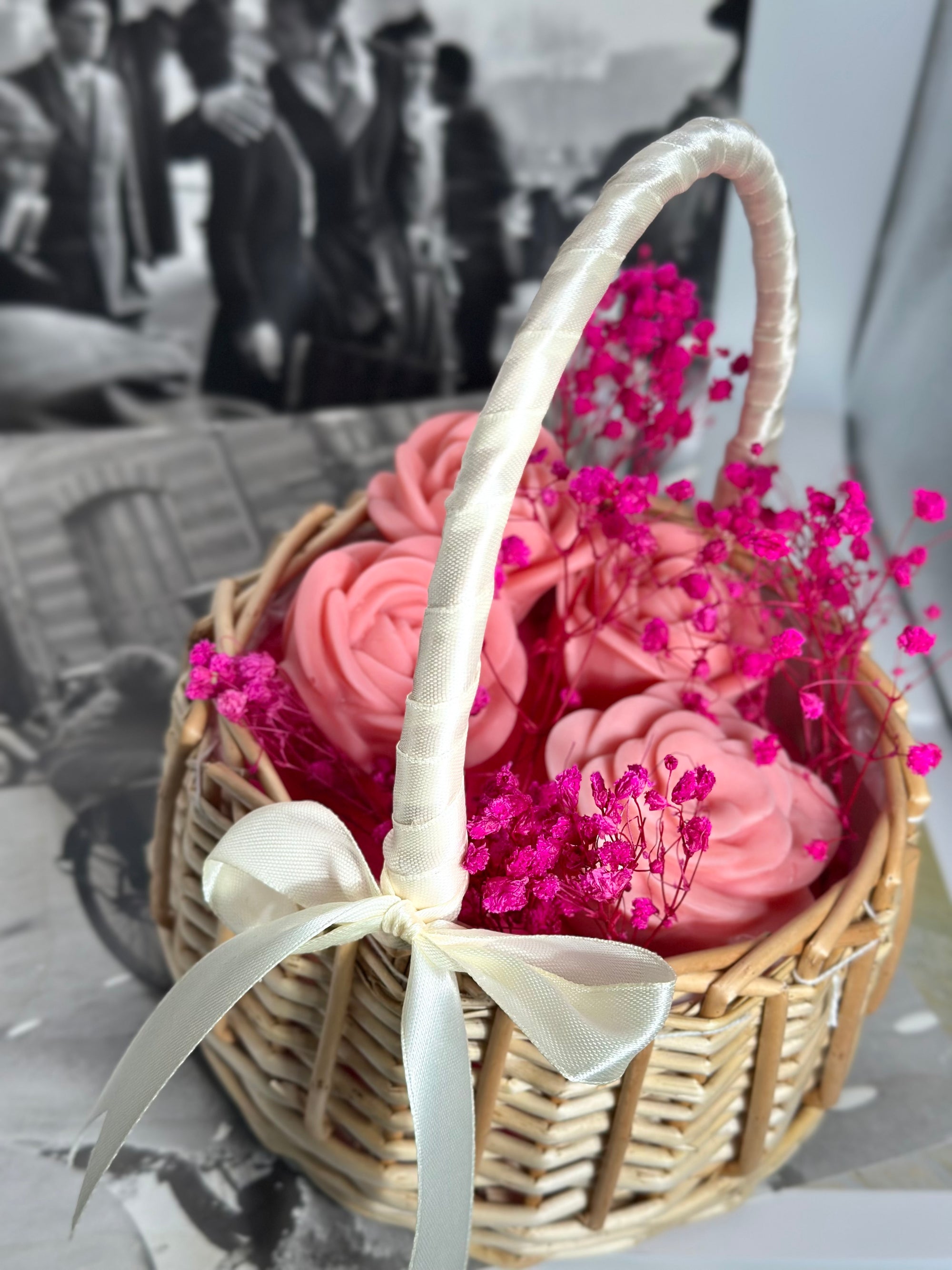 Panier Rose Éternelle