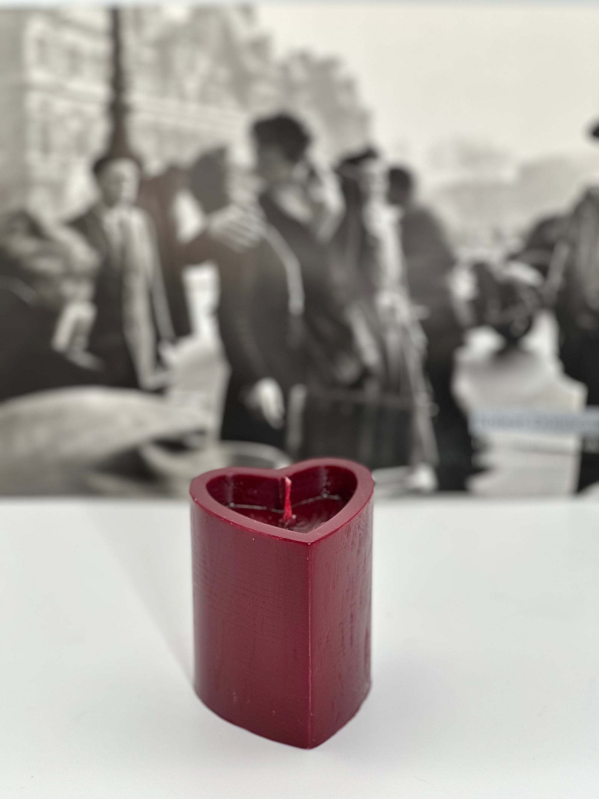 Bougie Rouge d’Amour