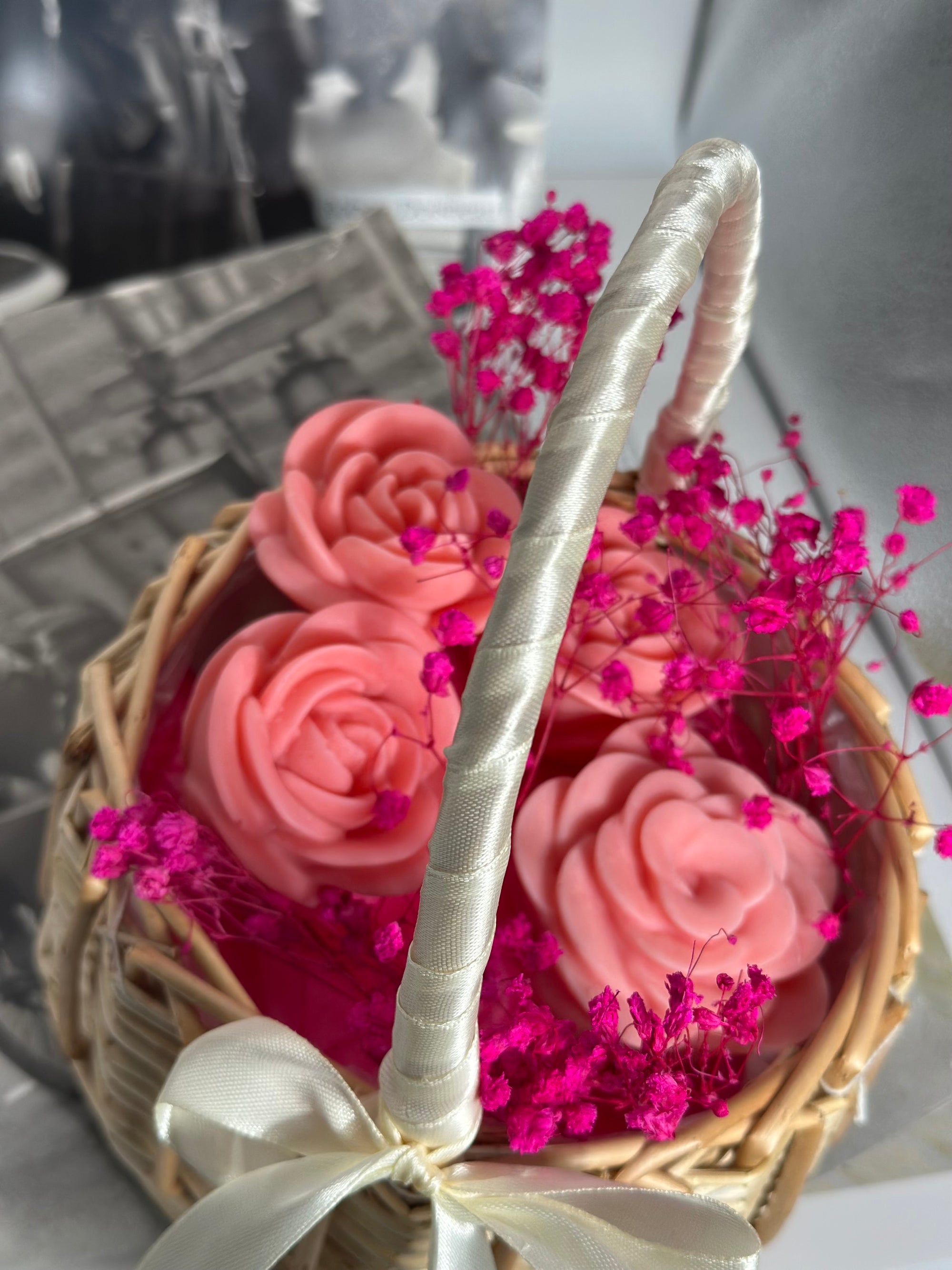 Panier Rose Éternelle