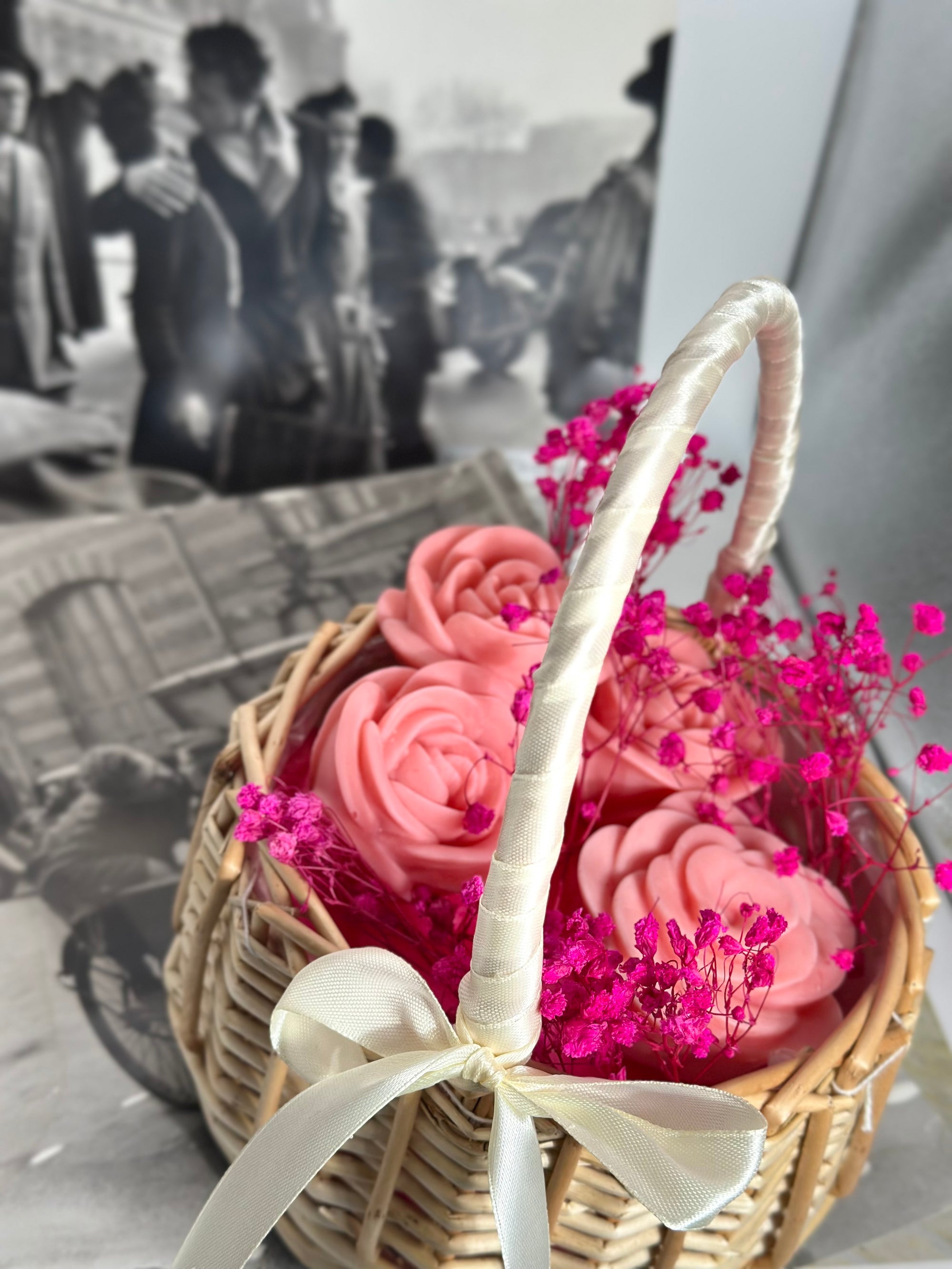 Panier Rose Éternelle