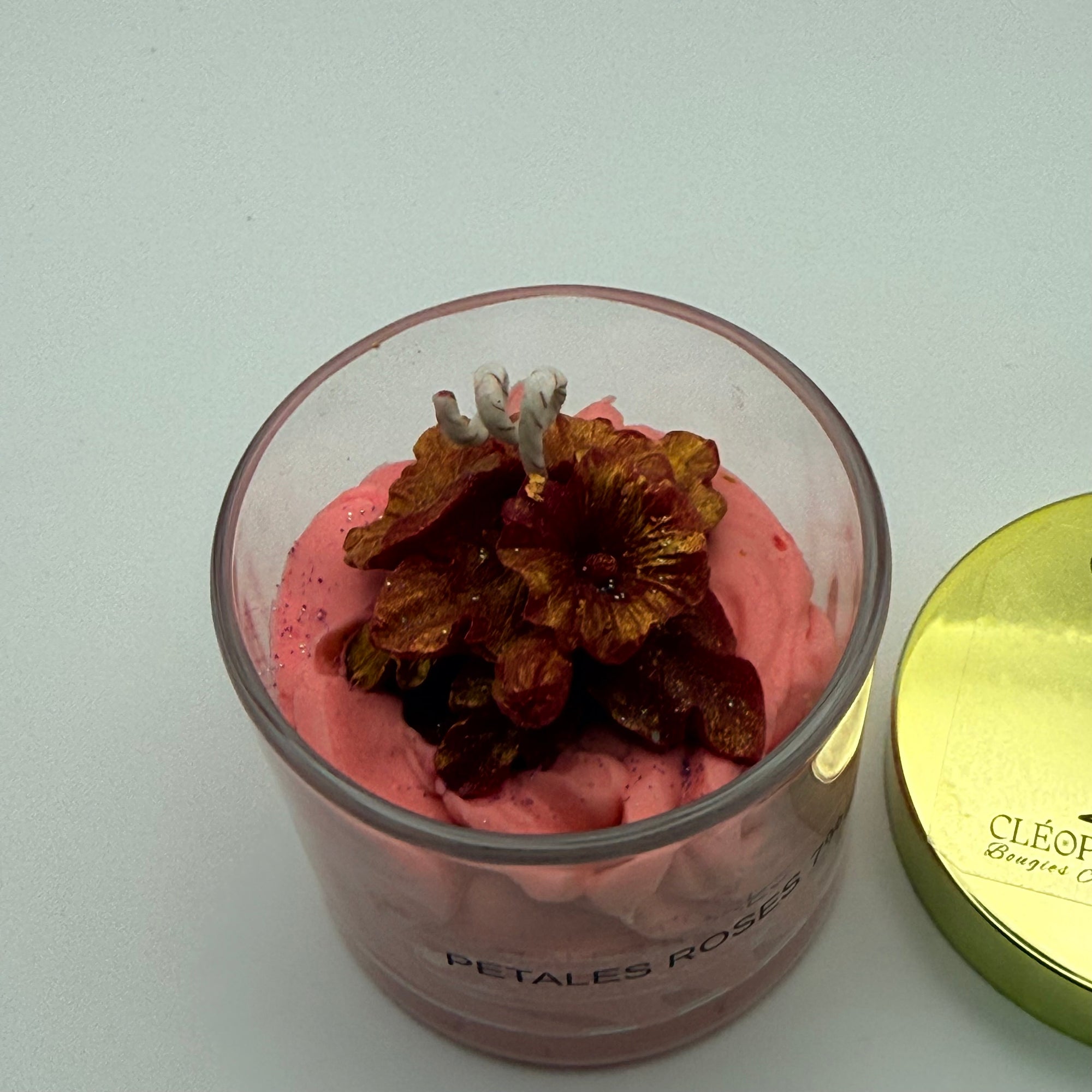 Bougie Pétales Roses