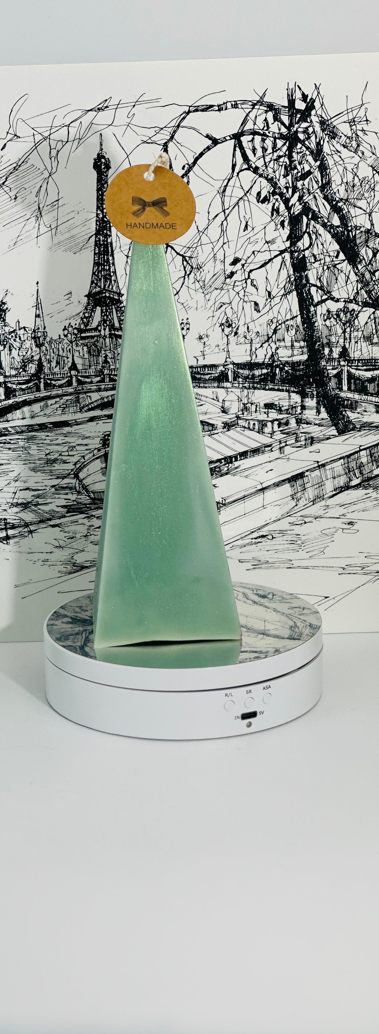 Trois Pyramide de Sérénité Verte