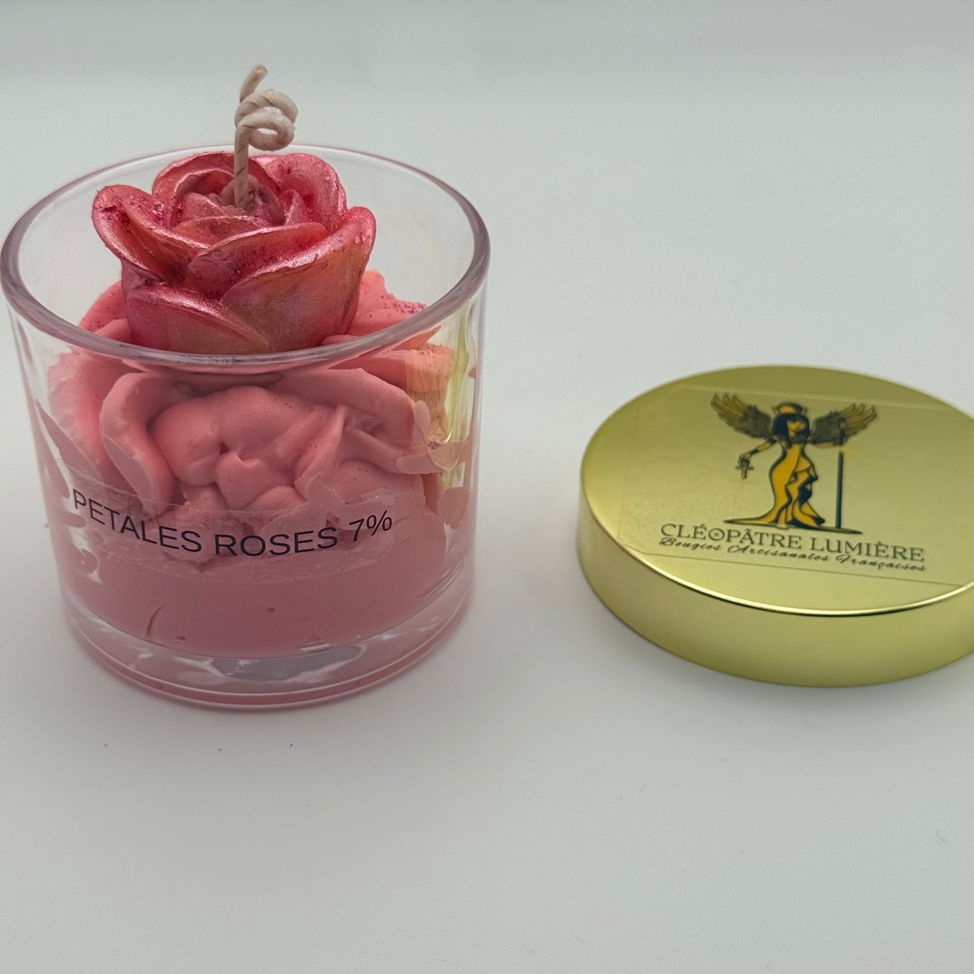 Bougie Pétales Roses