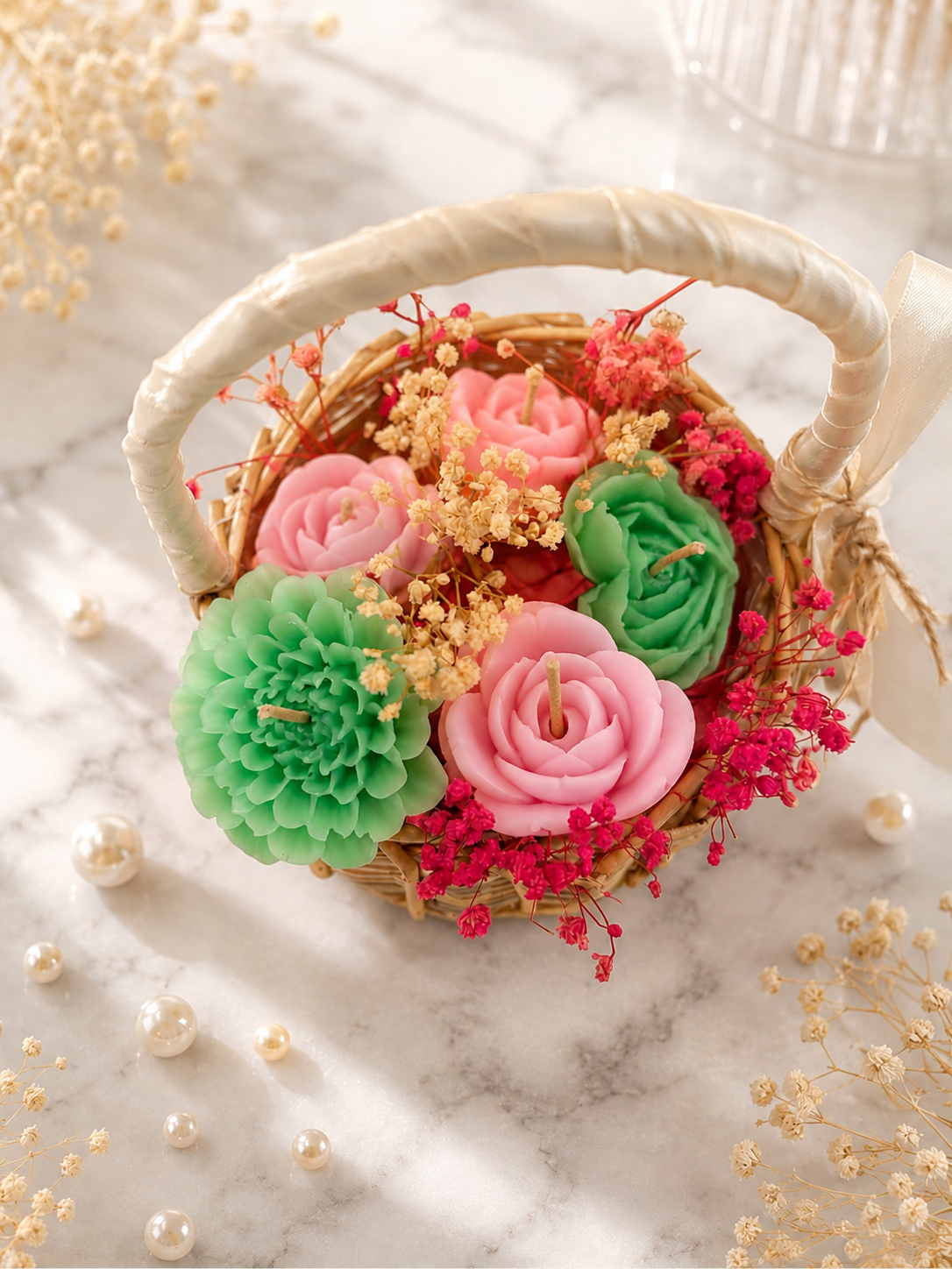 Panier Rose Éternelle